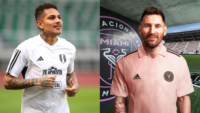 ¿Y Alianza Lima? Paolo Guerrero sueña jugar con Messi en Inter de Miami