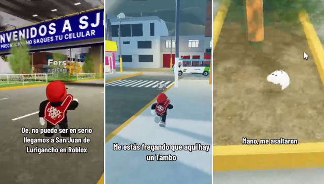 Joven descubre el distrito de San Juan de Lurigancho en Roblox, pero es asaltado: “Es muy realista”